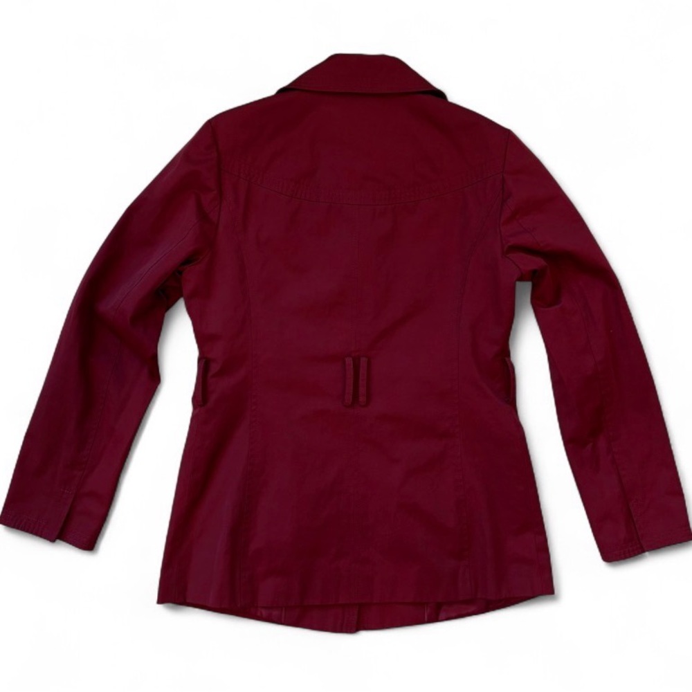 Ellen Tracy Tailored Ruby Red Jacket Three-Button… - image 2